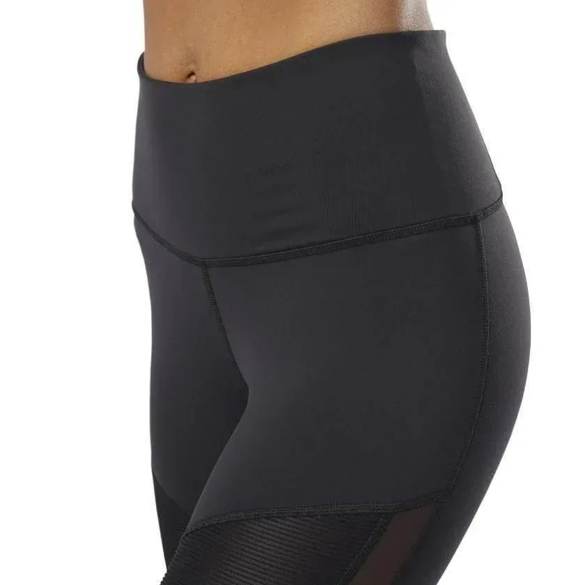 טייטס ריבוק ארוך לנשים Reebok C LUX HIGH RISE DP5826 - Image 6