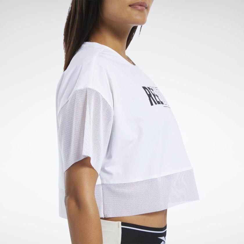 חולצת ריבוק נשים Reebok CBT WOVEN STRIKER TEE FK2454 - Image 5