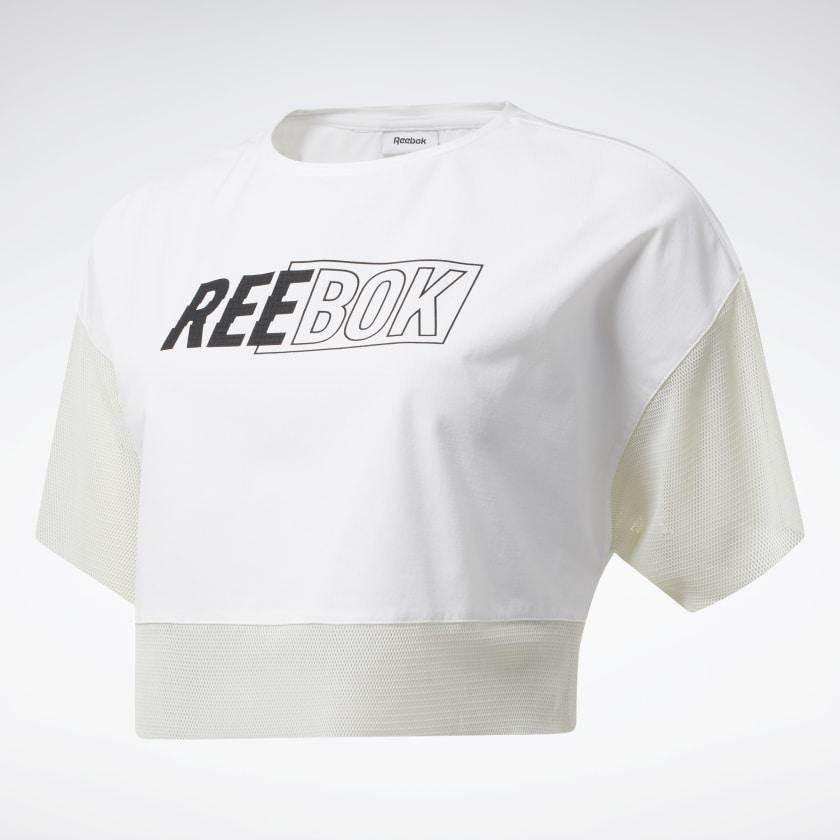 חולצת ריבוק נשים Reebok CBT WOVEN STRIKER TEE FK2454 - Image 7
