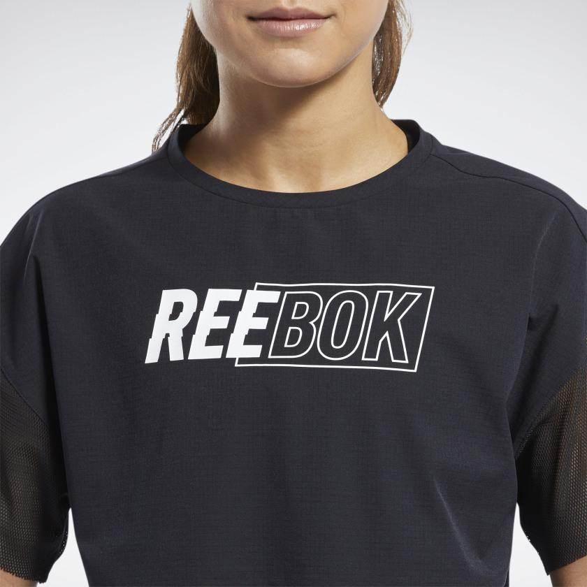 חולצת ריבוק נשים Reebok CBT WOVEN STRIKER TEE FK2455 - Image 4