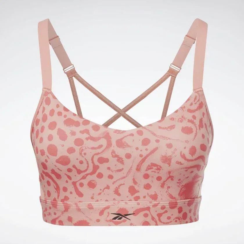 טופ אימון ריבוק לנשים Reebok H51830 SR Lux Strappy Bra AOP - Image 6