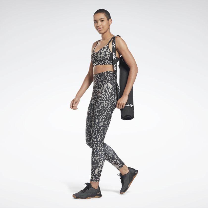 טופ אימון ריבוק לנשים Reebok H56372 SR Lux Strappy Bra AOP MS FEMALE - Image 2