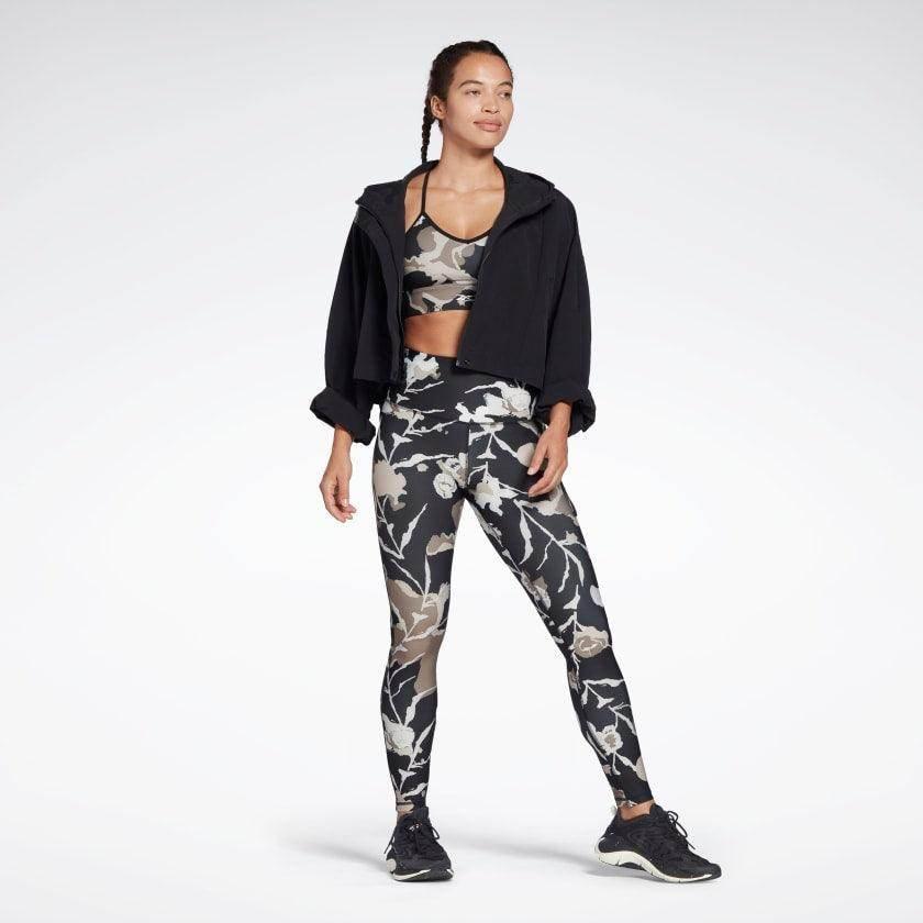טייטס ריבוק ארוך לנשים Reebok H65568 MYT AOP Poly Tight - Image 3