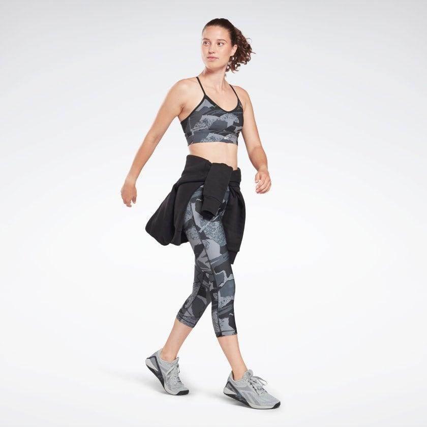 חזיית אימון ריבוק Reebok H65616 WOR AOP Tri Back Bra - Image 2