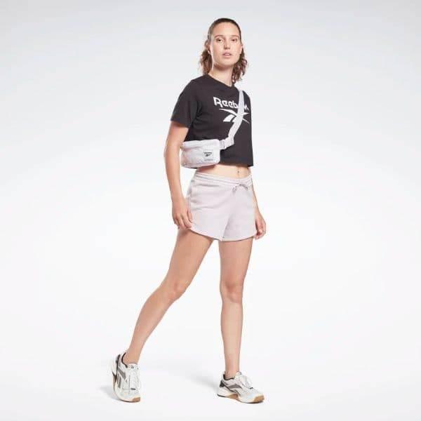 חולצת בטן ריבוק לנשים Reebok HB2276 RI BL Crop Tee - Image 3