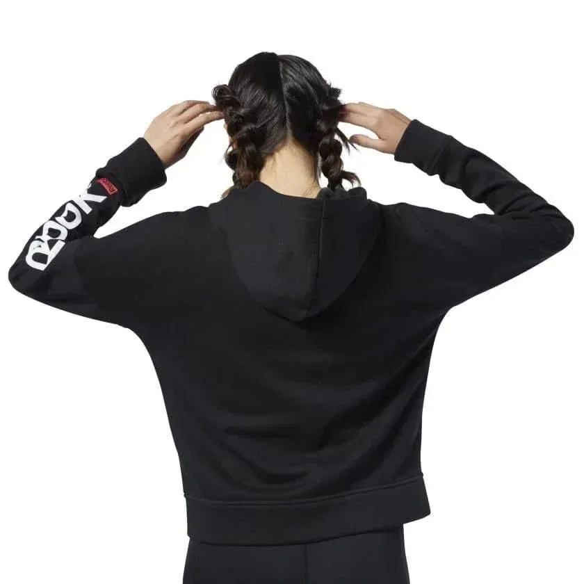 קפוצון ריבוק לנשים Reebok LINEAR LOGO FULLZIP FI2006 - Image 2