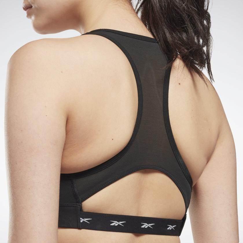 טופ אימון ריבוק שחור Reebok Lux Vector Racer Bra GU3252 - Image 5