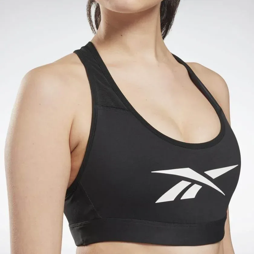 טופ אימון ריבוק שחור Reebok Lux Vector Racer Bra GU3252 - Image 6