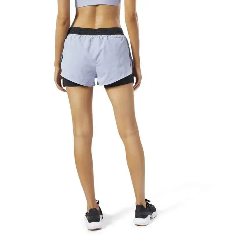 מכנס ריבוק נשים Reebok OSR EPIC 2-1 RUN SHORT EC3553 - Image 2