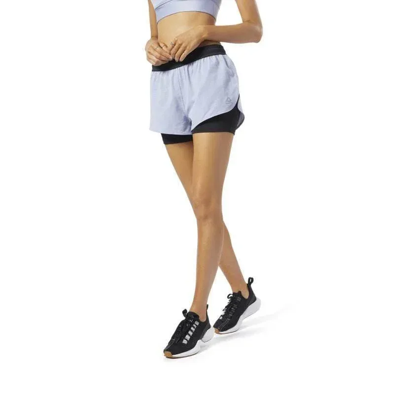 מכנס ריבוק נשים Reebok OSR EPIC 2-1 RUN SHORT EC3553 - Image 3