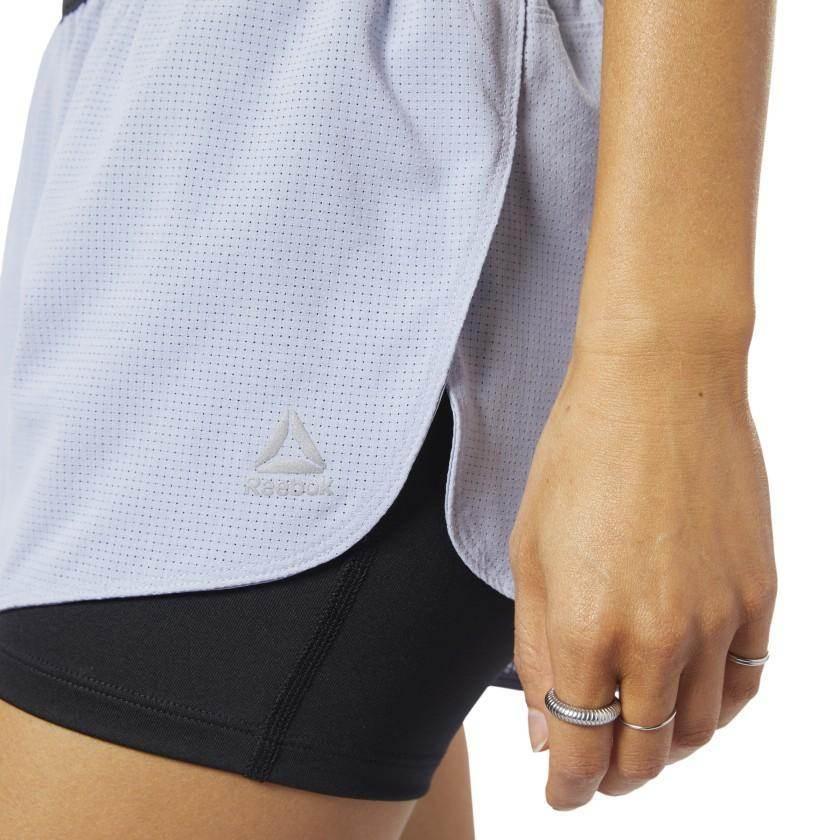 מכנס ריבוק נשים Reebok OSR EPIC 2-1 RUN SHORT EC3553 - Image 5