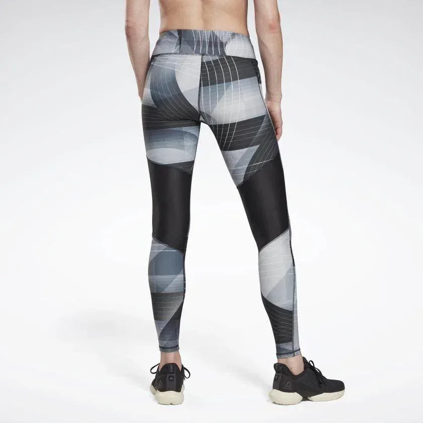 טייטס ריבוק נשים Reebok OSR LUX TIGHT- AOP FU1357 - Image 2