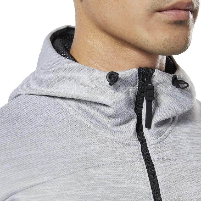 קפוצון ריבוק לגברים Reebok OST SPACER FZ HOODIE DY8014 - Image 6