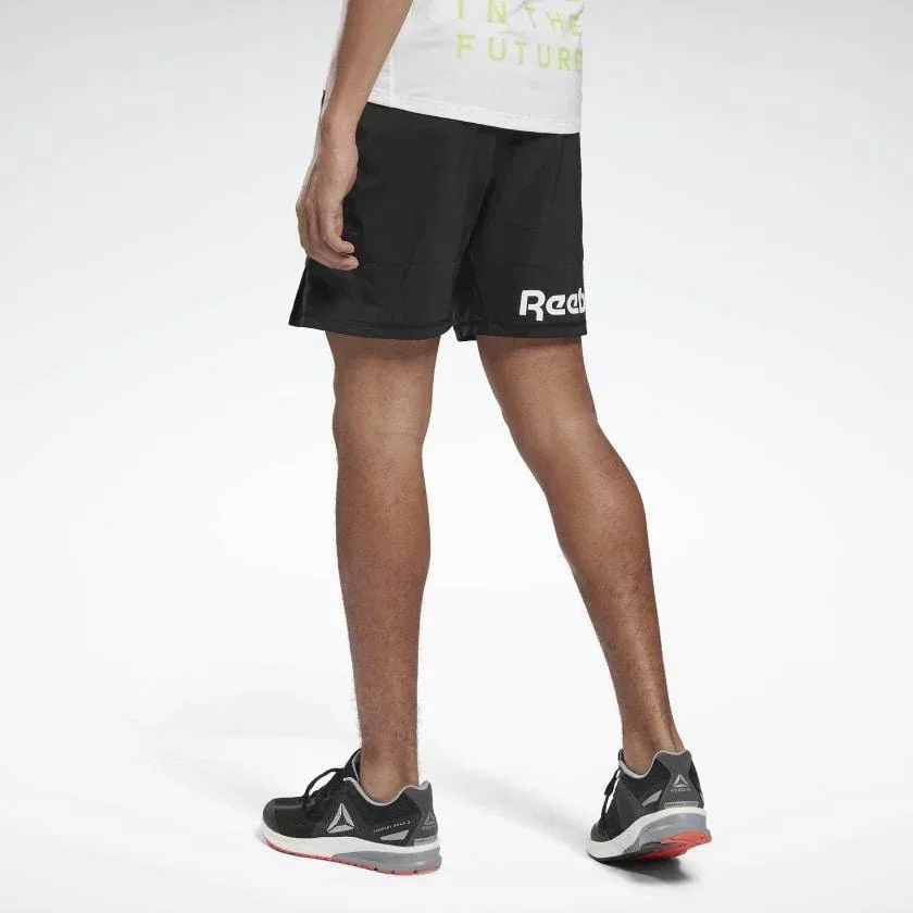 מכנס אימון רייבוק לגבר Reebok RE 7 INCH SHORT -WG FK6485 - Image 2