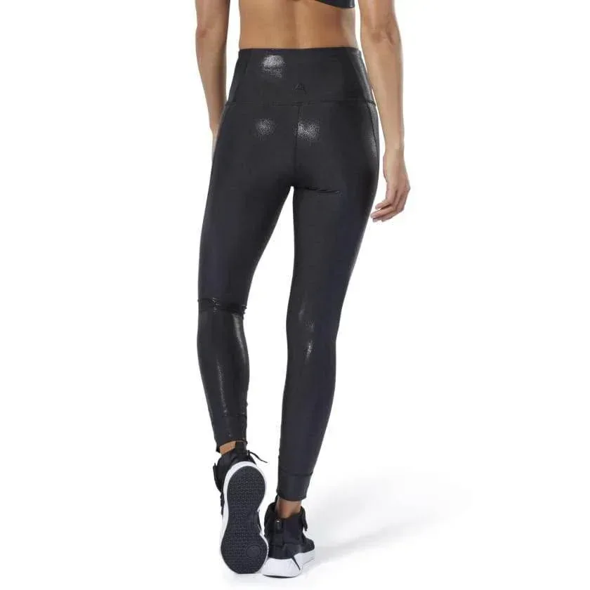 טייטס ריבוק נשים ארוך Reebok S LUX METALLIC EB8083 - Image 2