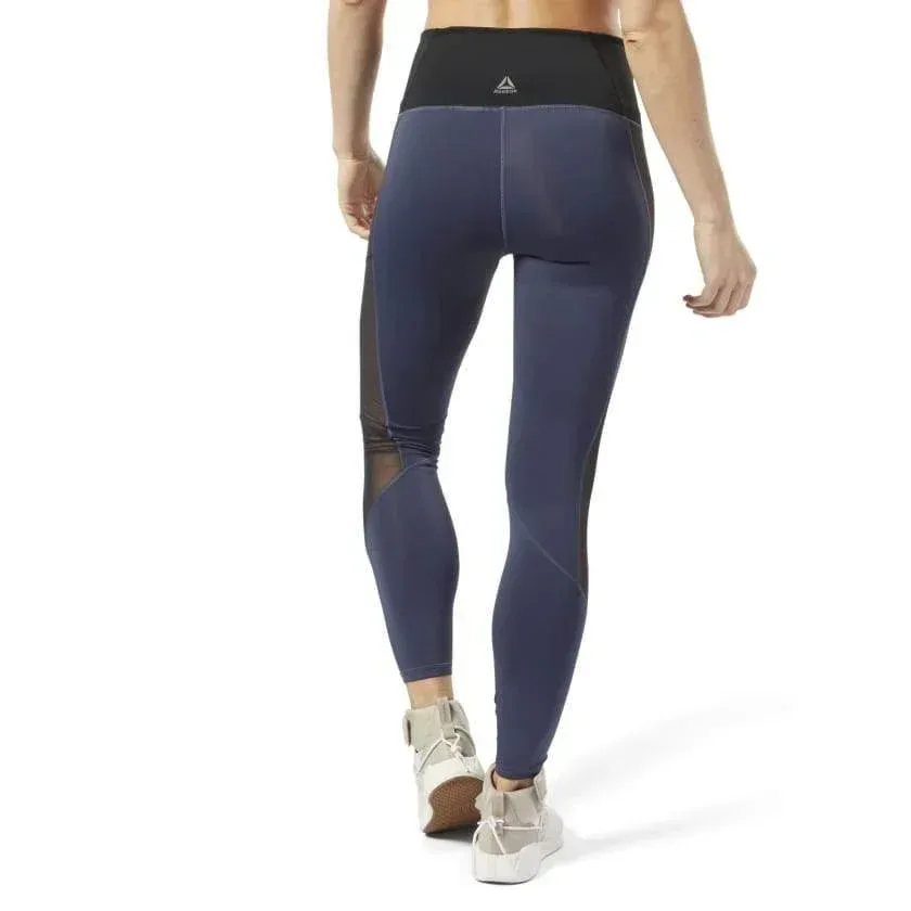 טייטס ריבוק ארוך לנשים Reebok S MESH TIGHT EB8098 - Image 2