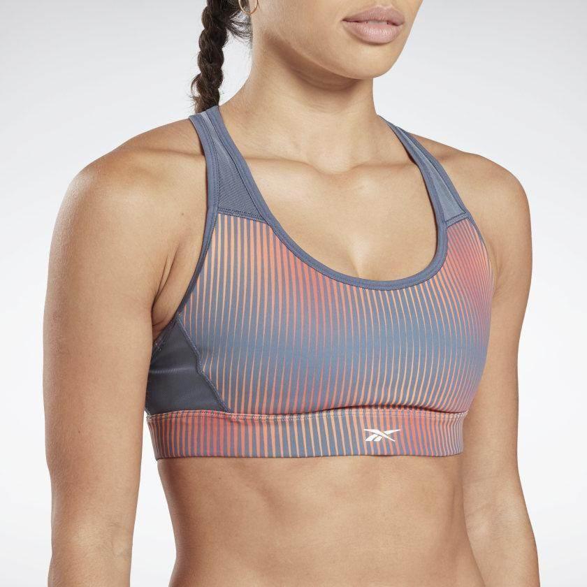 טופ ריבוק לנשים Reebok SH Hero Racer Bra AOP FT0743 smoky indigo - Image 4