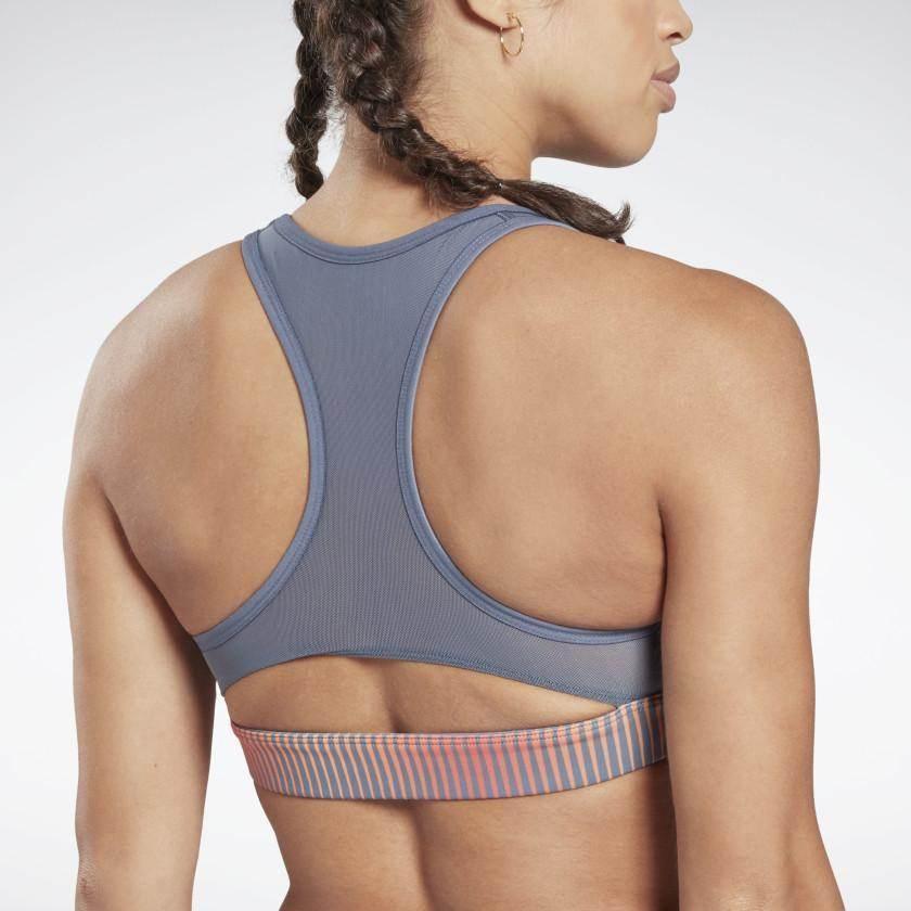 טופ ריבוק לנשים Reebok SH Hero Racer Bra AOP FT0743 smoky indigo - Image 5