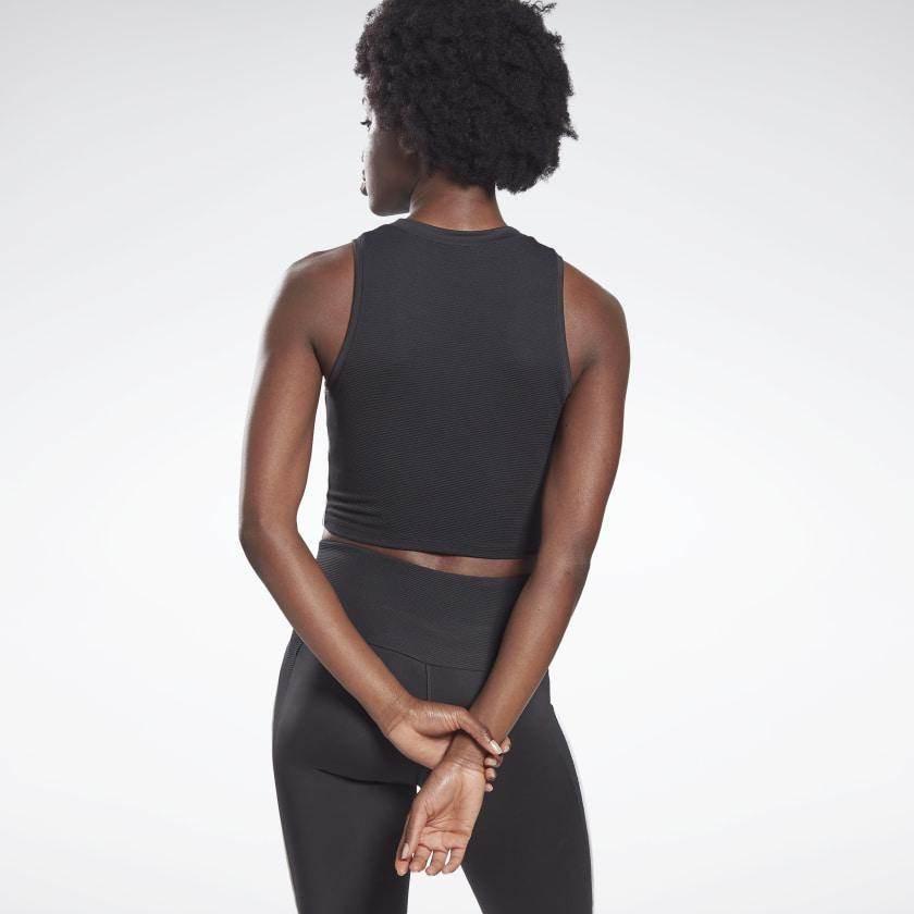 טופ ארוך ריבוק לנשים Reebok SH Performance Tank FU2507 black - Image 2
