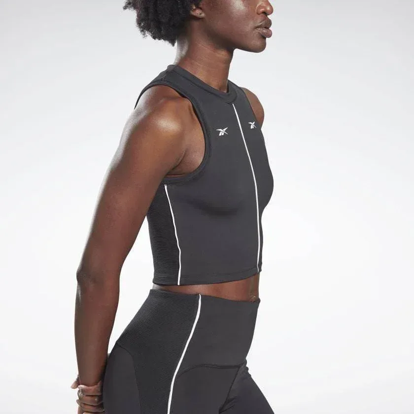 טופ ארוך ריבוק לנשים Reebok SH Performance Tank FU2507 black - Image 6