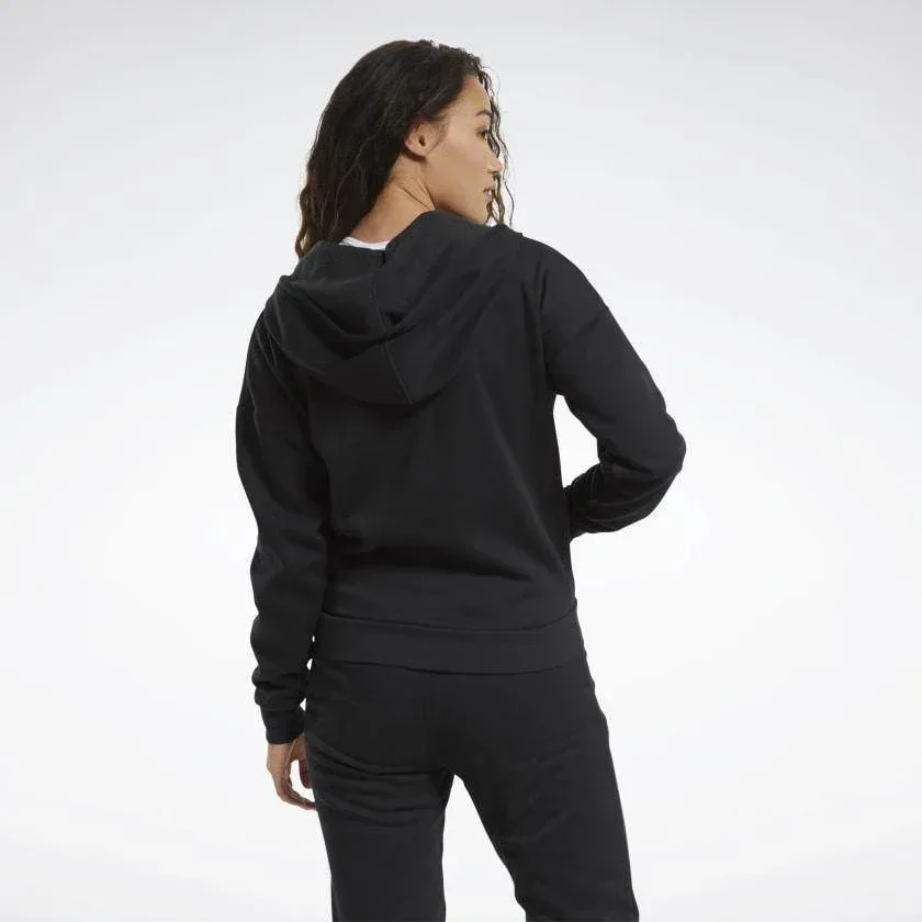 עליונית רוכסן מלא לנשים Reebok TE Fleece Fullzip FU2225 - Image 2