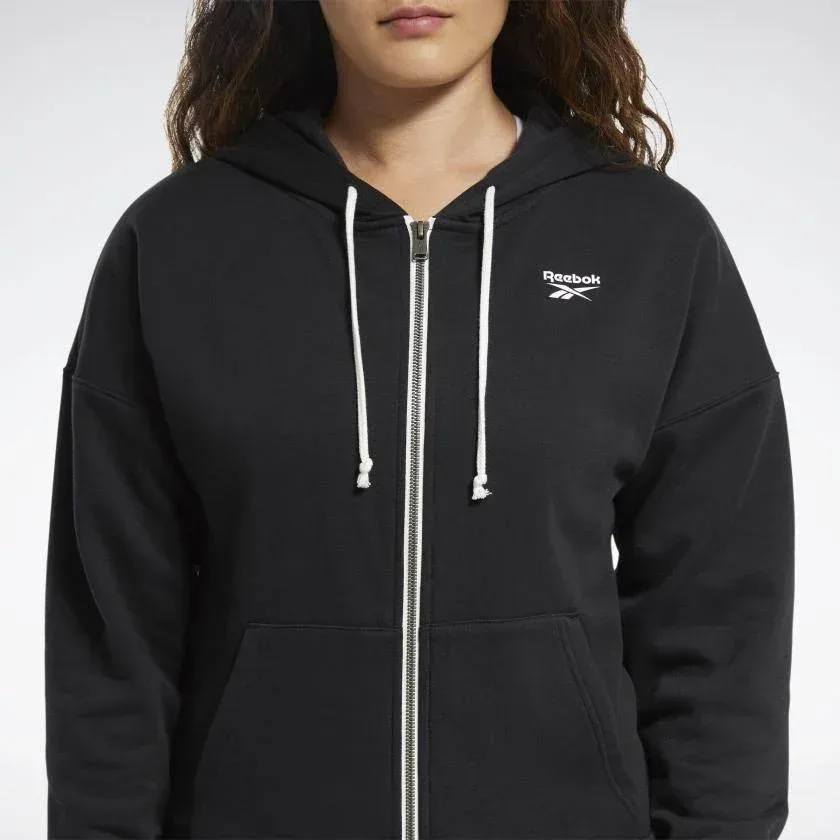 עליונית רוכסן מלא לנשים Reebok TE Fleece Fullzip FU2225 - Image 4