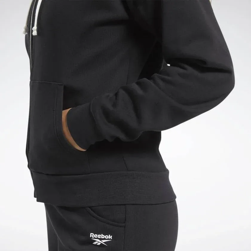 עליונית רוכסן מלא לנשים Reebok TE Fleece Fullzip FU2225 - Image 5