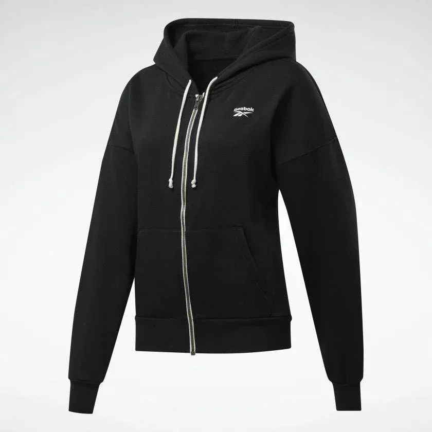 עליונית רוכסן מלא לנשים Reebok TE Fleece Fullzip FU2225 - Image 7