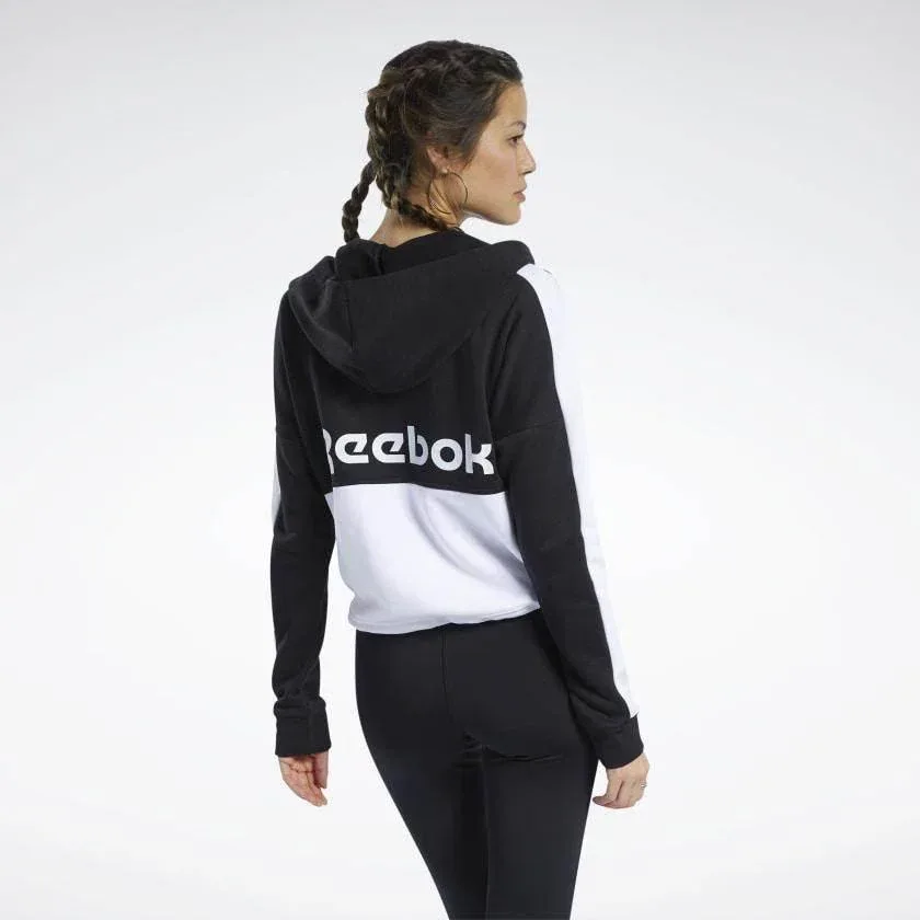 עליונית ריבוק לנשים Reebok TE Linear Logo FT Fullzip FU2204 - Image 2