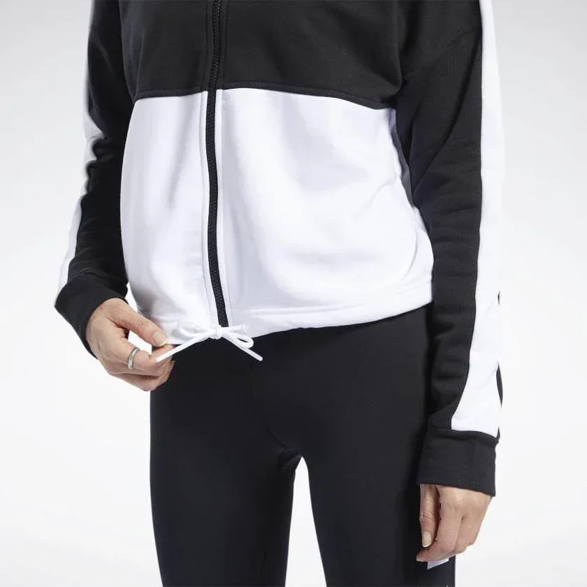 עליונית ריבוק לנשים Reebok TE Linear Logo FT Fullzip FU2204 - Image 6