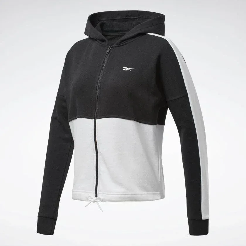 עליונית ריבוק לנשים Reebok TE Linear Logo FT Fullzip FU2204 - Image 7