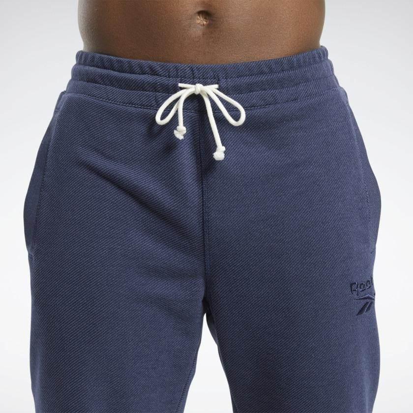 מכנס ריבוק קצר לגברים Reebok TE Melange Short FU3232 vector navy - Image 4