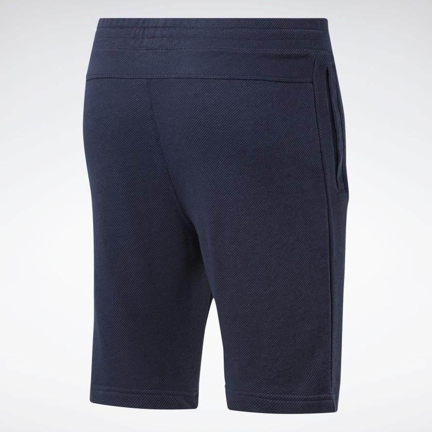 מכנס ריבוק קצר לגברים Reebok TE Melange Short FU3232 vector navy - Image 8