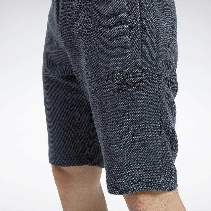 מכנס ריבוק קצר לגברים Reebok TE Melange Short FU3233 black - Image 4