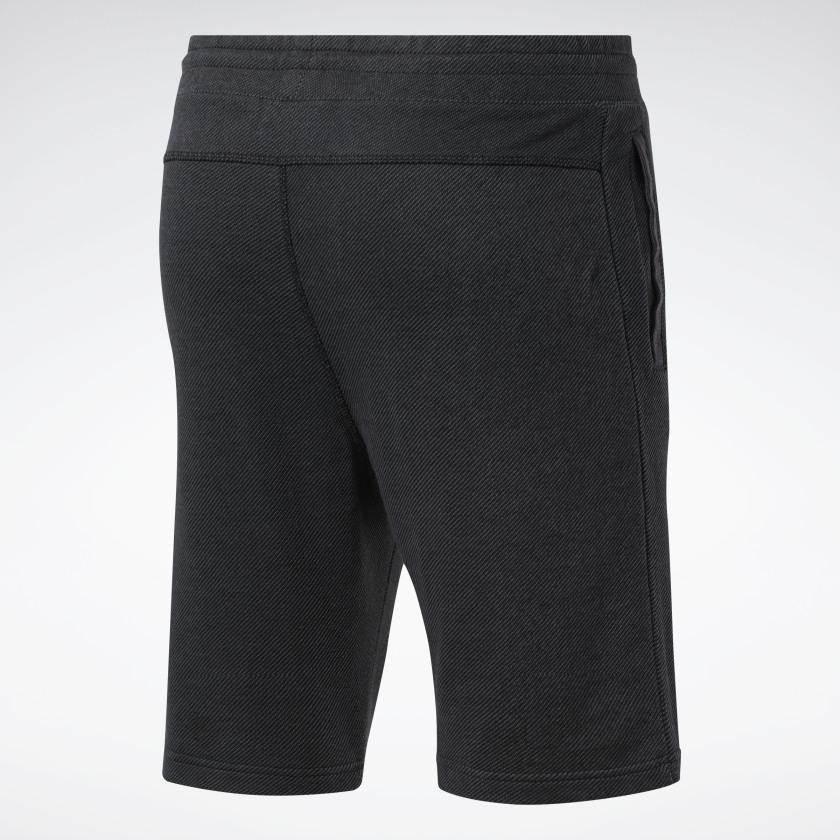 מכנס ריבוק קצר לגברים Reebok TE Melange Short FU3233 black - Image 8