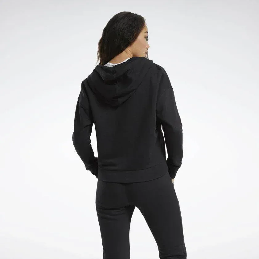 גק'ט ריבוק לנשים Reebok TE Textured Logo FullZip FU2241 - Image 2