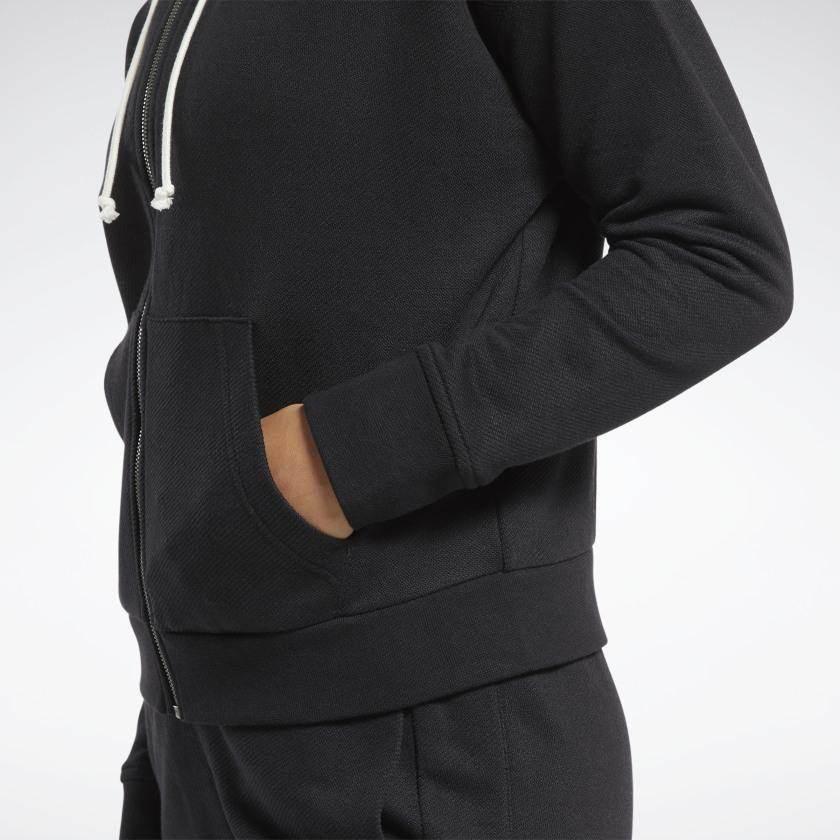 גק'ט ריבוק לנשים Reebok TE Textured Logo FullZip FU2241 - Image 5