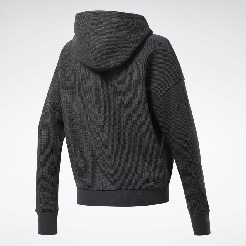 גק'ט ריבוק לנשים Reebok TE Textured Logo FullZip FU2241 - Image 8