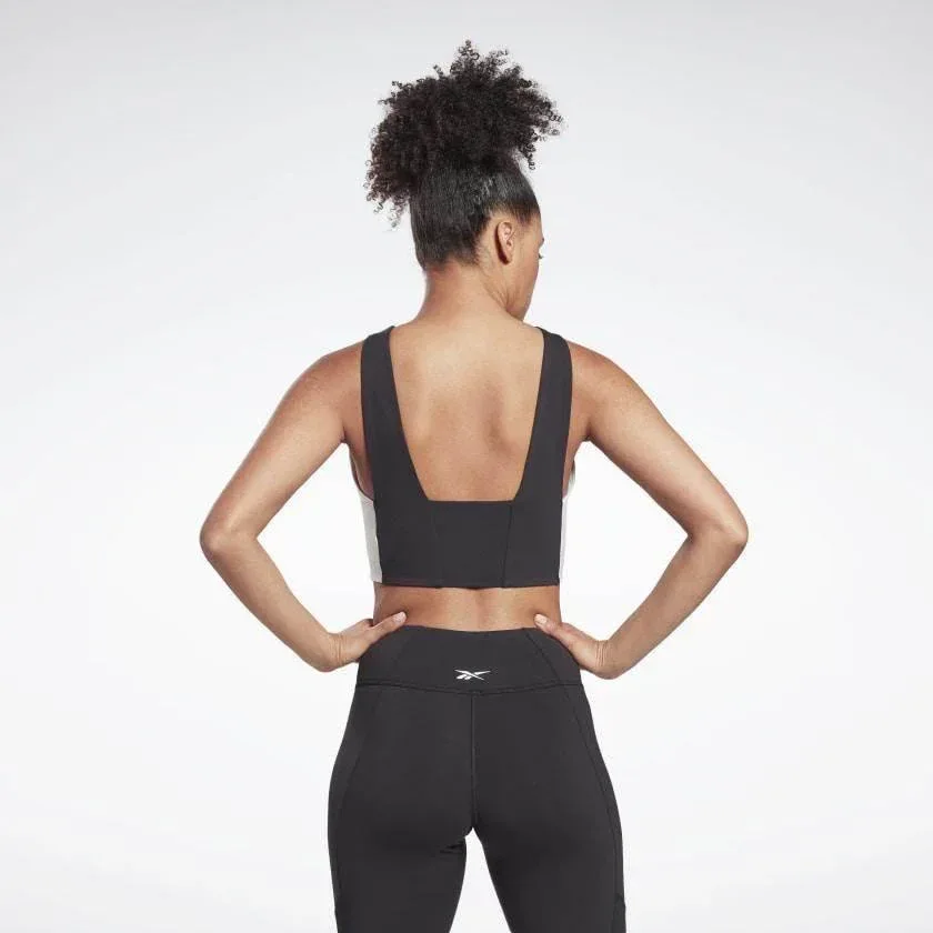 טופ אימון ריבוק לנשים Reebok TS COLORBLOCK CROP TOP FU2042 - Image 2