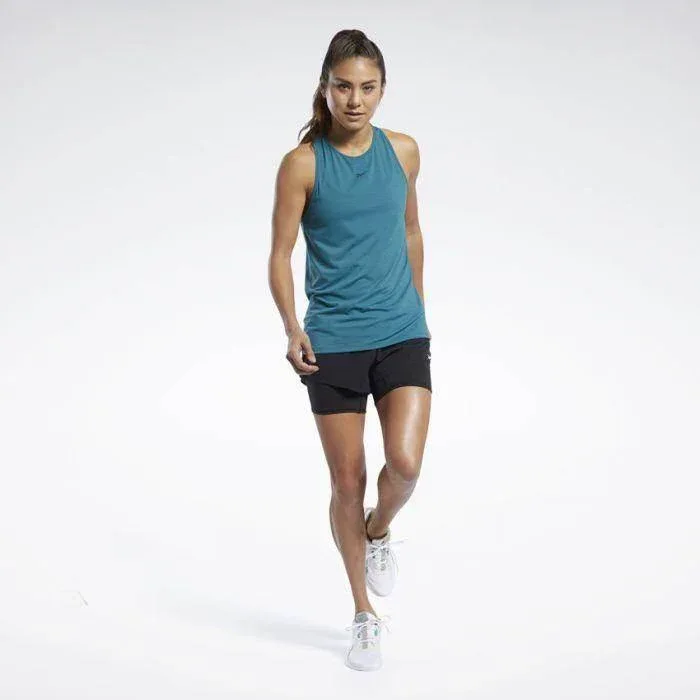 מכנס ריצה ריבוק  נשים עם טייטס Reebok TS EPIC SHORT 2 IN 1 FK7085 - Image 6