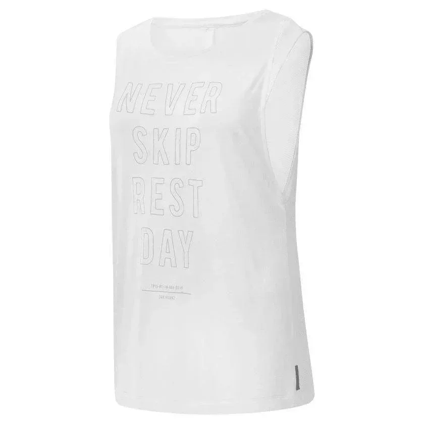 עליונית ריבוק ללא שרוול לנשים Reebok TS GRAPHIC MUSCLE TANK DP5640 - Image 5