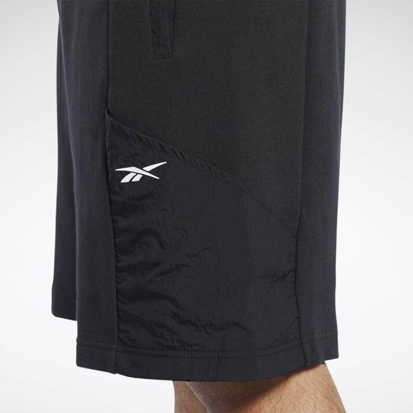 מכנס אימון קצר ריבוק לגבר Reebok TS Knit-Woven Short FJ4598 - Image 4