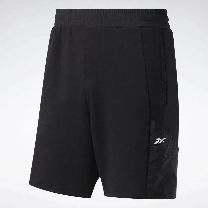 מכנס אימון קצר ריבוק לגבר Reebok TS Knit-Woven Short FJ4598 - Image 7