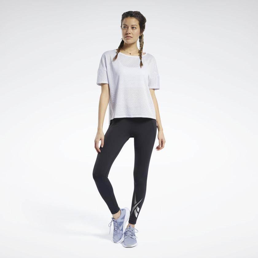 טייטס ריבוק ארוך לנשים Reebok TS LUX TIGHT 2.0 GRAPHIC FU1950 - Image 3
