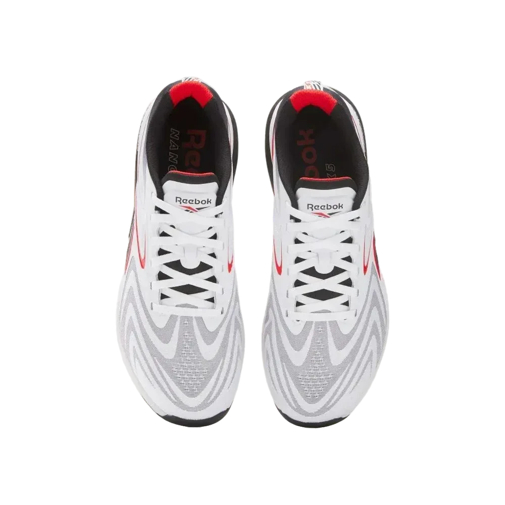 נעלי ריבוק נאנו איקס 5 לגברים Reebok U NANO X5 EDGE WHITE/RED 100256118 - Image 4