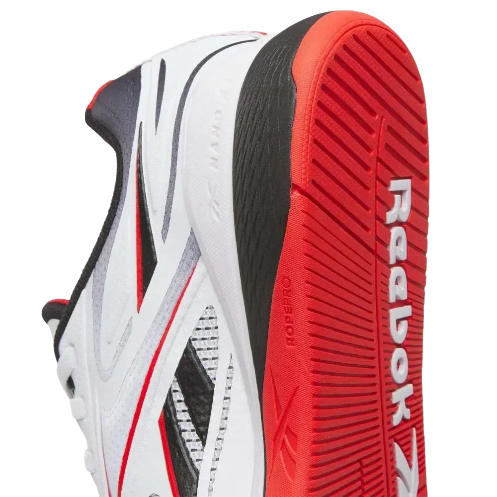 נעלי ריבוק נאנו איקס 5 לגברים Reebok U NANO X5 EDGE WHITE/RED 100256118 - Image 6