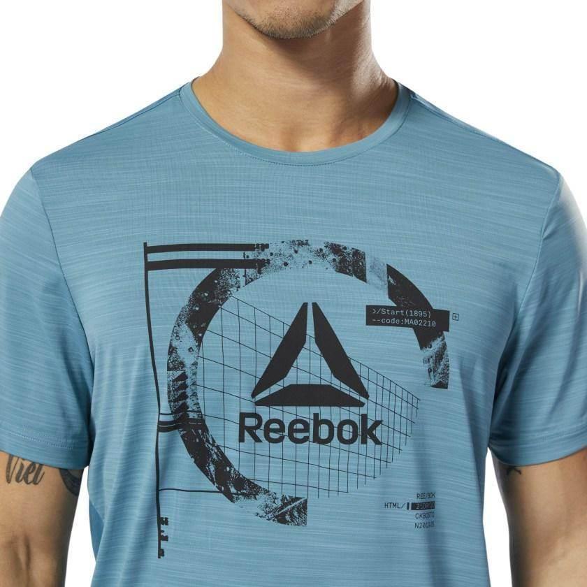 חולצת ריצה רייבוק לגבר Reebok WOR ACTIVCHILL GRAPH SS T DU2123 - Image 3