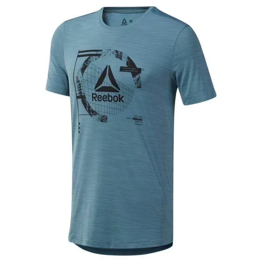 חולצת ריצה רייבוק לגבר Reebok WOR ACTIVCHILL GRAPH SS T DU2123 - Image 4