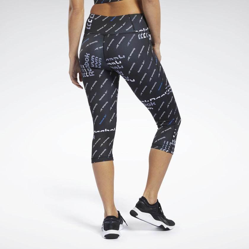 טייטס ריבוק נשים Reebok WOR AOP Capri FK6861 - Image 2