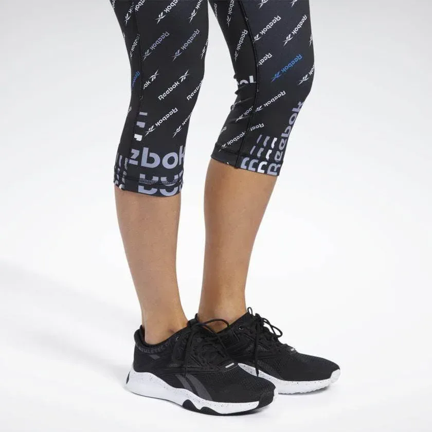 טייטס ריבוק נשים Reebok WOR AOP Capri FK6861 - Image 5